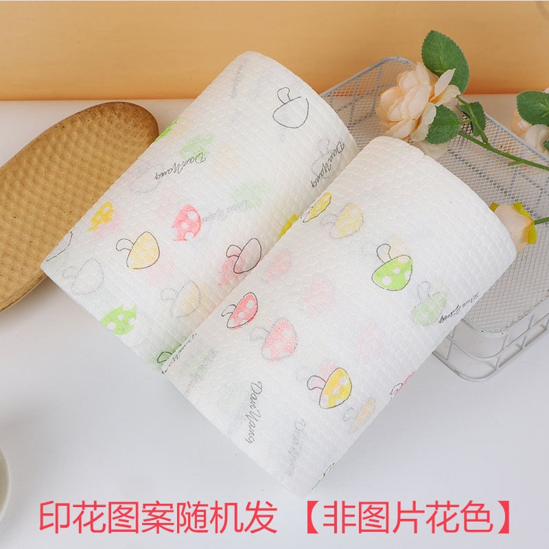 Home Kitchen Cleaning Paper Disposable Lazy Rag Absorbs Water And Does Not Shed Lint Dishwashing Cloth Wet And Dry Lazy Rag - Image 1